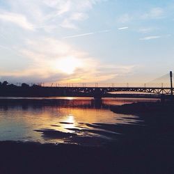 View of bridge over sea