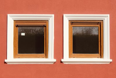 Full frame shot of window on building