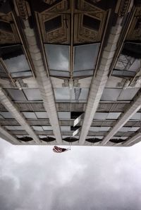 Low angle view of building against sky