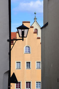 Low angle view of building against sky