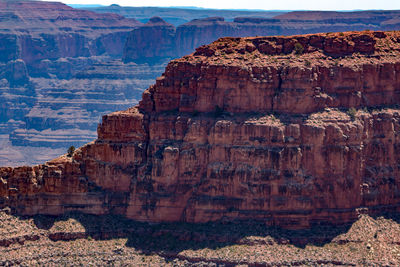 Scenic view of rocky mountains against sky