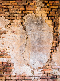 Full frame shot of weathered wall