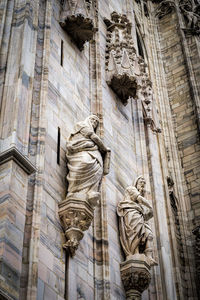 Low angle view of statue