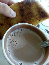 Close-up of coffee cup