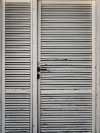 Full frame shot of closed door