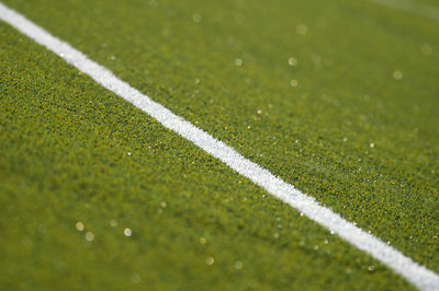 Full frame shot of soccer field
