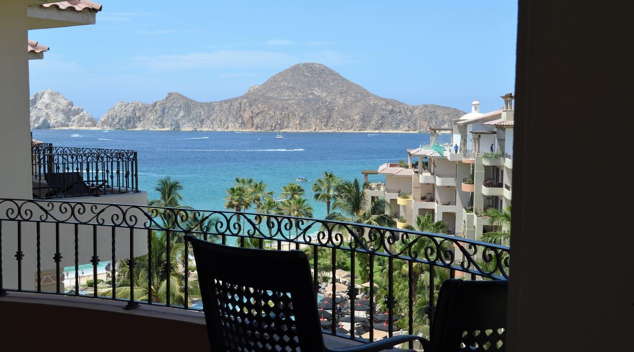 SCENIC VIEW OF SEA SEEN FROM BALCONY