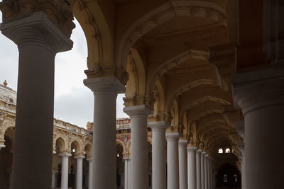 Low angle view of historical building