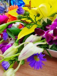 Close-up of purple flowers