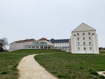 Residential buildings against sky