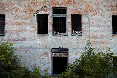 Low angle view of old building