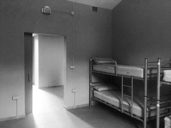 Empty corridor of building