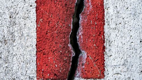 Full frame shot of multi colored wall