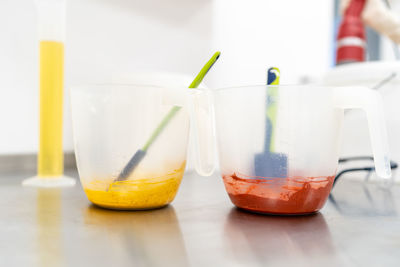 Close-up of drink on table