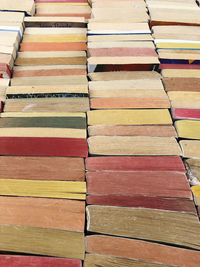 Full frame shot of multi colored pencils