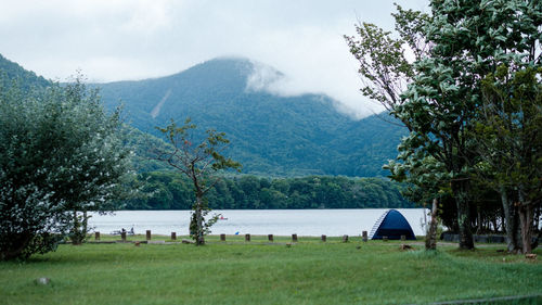 Scenic view of landscape against sky