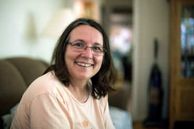 Portrait of a smiling young woman