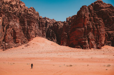 Rock formations in desert