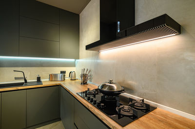 Interior of modern kitchen