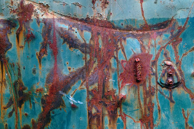 Full frame shot of rusty metal