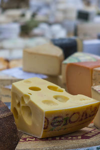 Close-up of bread in container