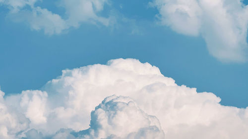 Low angle view of clouds in sky
