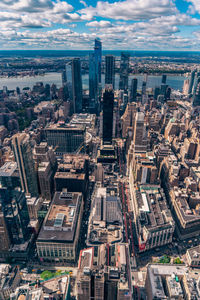 Aerial view of cityscape