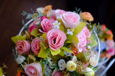 Close-up of pink roses