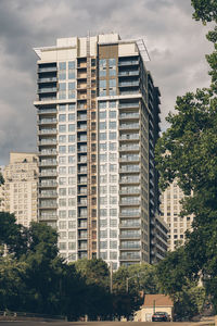 Low angle view of buildings against sky