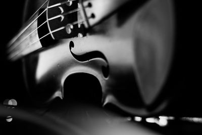 Close-up of guitar