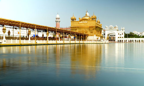 View of temple building against sky