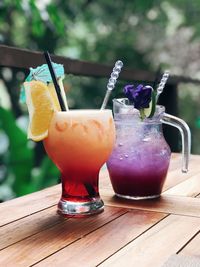 Close-up of drink on table