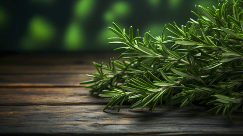 Close-up of potted plant on table