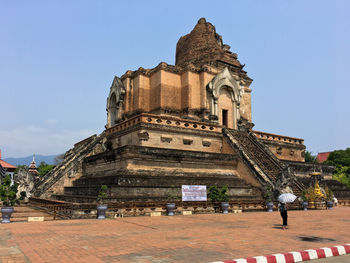 Historic building against clear sky