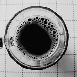 Directly above shot of coffee