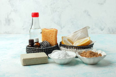 Close-up of cake on table