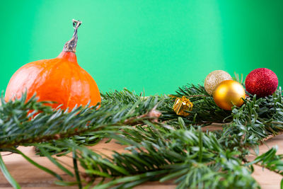 Close-up of christmas decoration