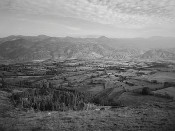 Landscape against sky