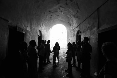 Group of people in temple