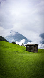 Stunning greens of gasteinertal in austria. a perfect start point for many amazing hikes. 