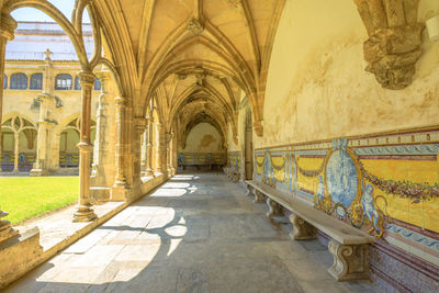 Corridor of historic building