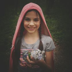 Portrait of a smiling young woman