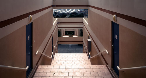 Low angle view of staircase