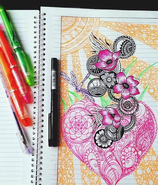 indoors, creativity, multi colored, art and craft, art, high angle view, still life, close-up, table, pattern, auto post production filter, paper, design, floral pattern, wall - building feature, transfer print, colorful, no people, home interior, wall
