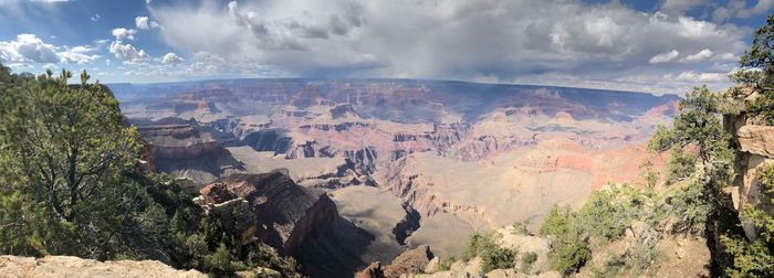 Panoramic view of landscape against sky