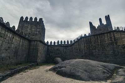 Low angle view of historic building against sky