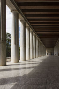 Stoas of attaos, athens, greece