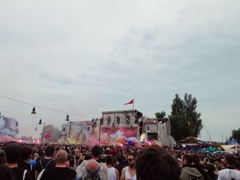 Group of people in party