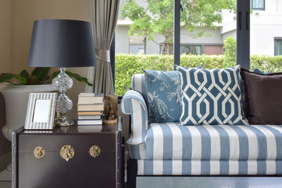 Table and chairs at home