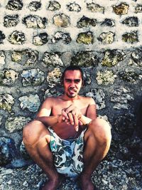 Portrait of a smiling young man